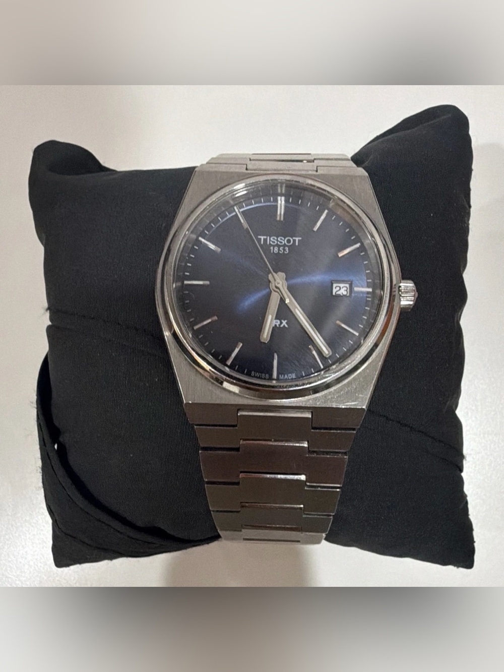 Tissot Men's Stainless Steel Watch with Blue Dial